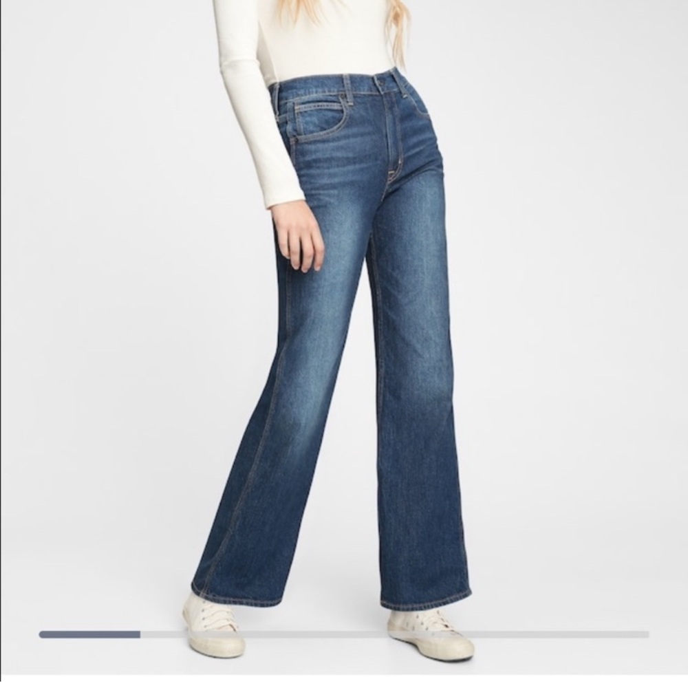 GAP Vintage Flare High Rise Jean size 14 / 32